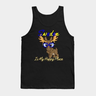 Sweden Moose Lover Tank Top